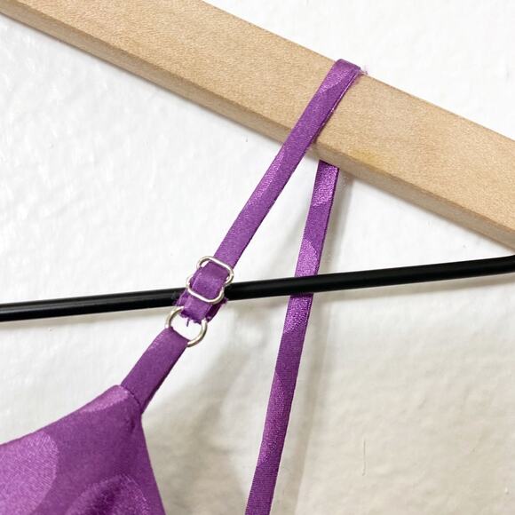 Adelyn Rae Purple Polka Dot Women's XS Blo… - Picture 4 of 4